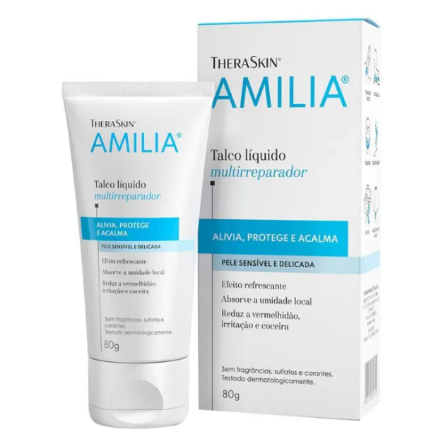 Talco Líquido Amilia TheraSkin 80g