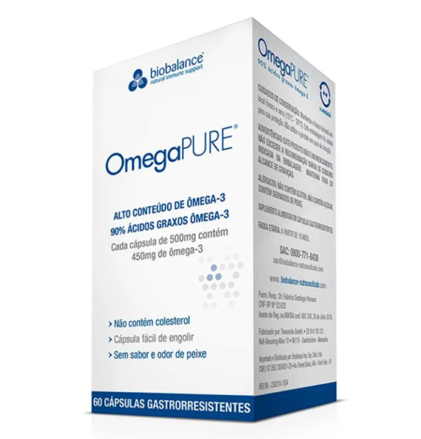 Suplemento Alimentar OmegaPure Biobalance 60 cápsulas