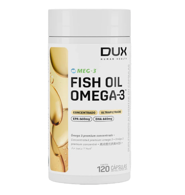 Fish Oil Ômega 3 120 Cápsulas Dux Nutrition
