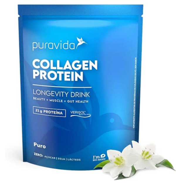 Collagen Protein Sem sabor 450g Puravida