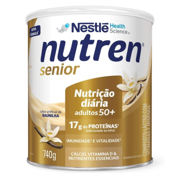Nutren Senior Baunilha 740g